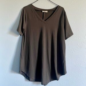 Gray Zenana v-neck top